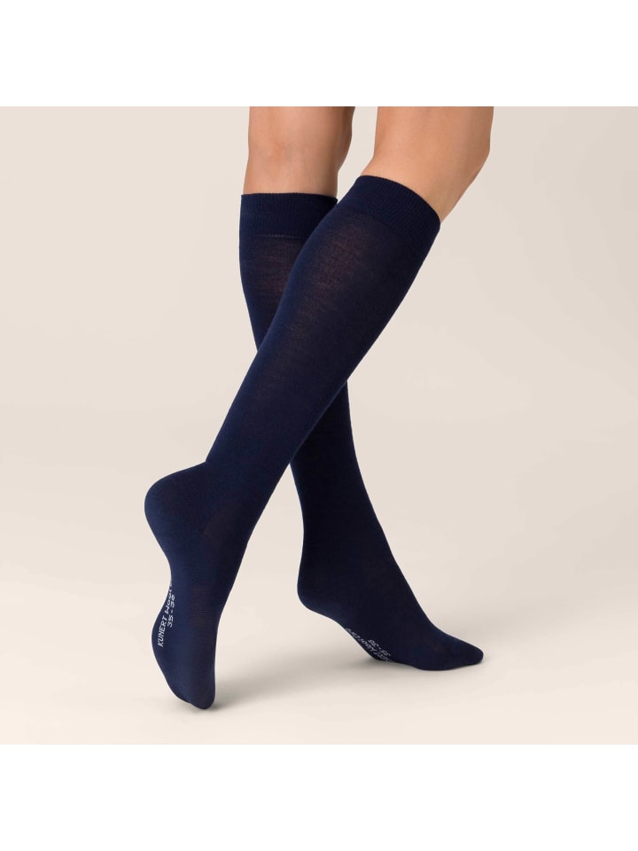 

Kunert Утепляющие носки Wool Care до колена, темно-синие