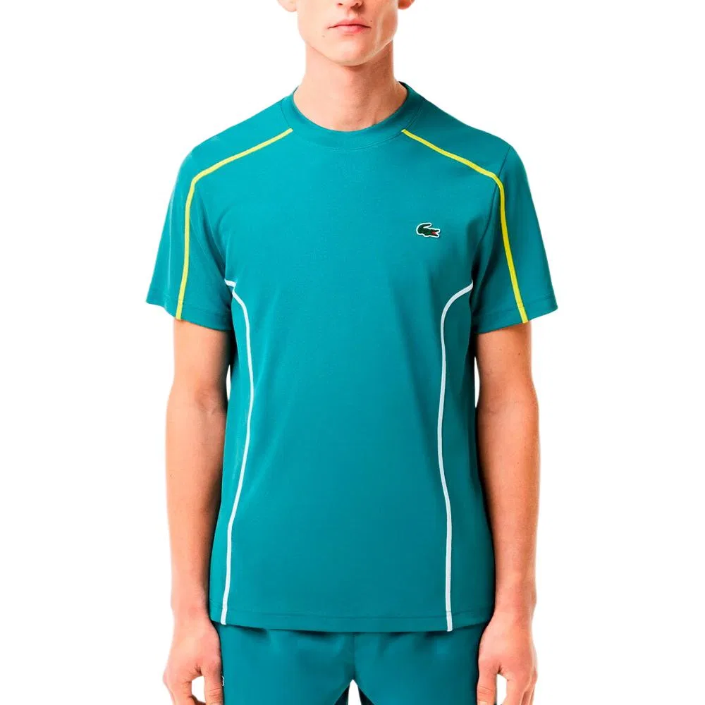 Футболка теннисная LACOSTE Jadeite Blue — фото 4