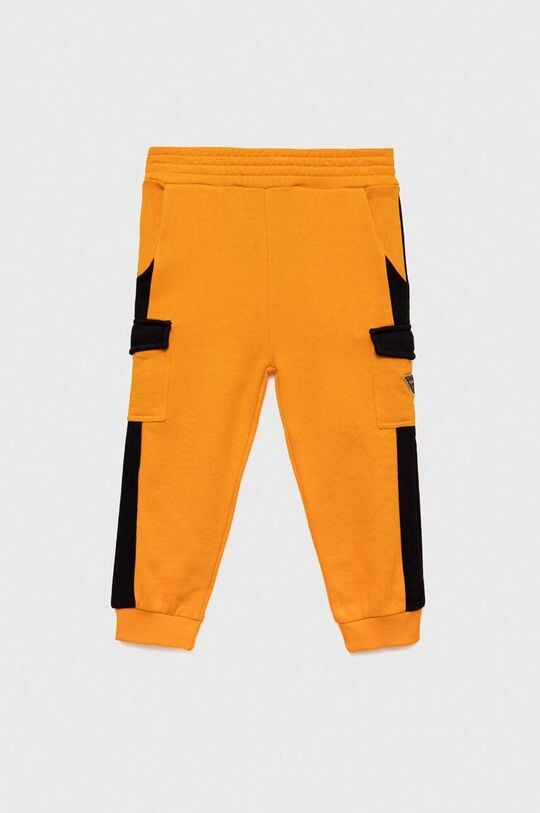 

Спортивные брюки из хлопка для мальчиков Guess, оранжевый