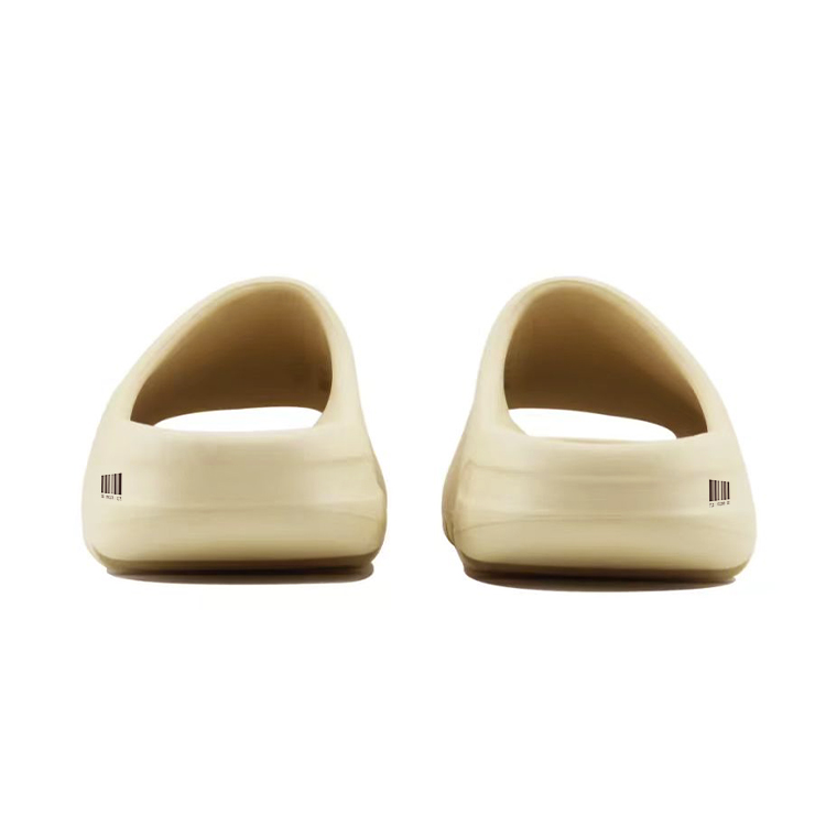 Yeezy Slide Противоскользящие Быстросохнущие Шлепанцы Унисекс Бежевый Черный Adidas Originals — фото 4