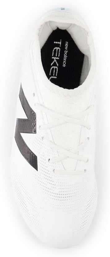 Детские кроссовки New Balance Tekela Team Low Laced Fg V5 (унисекс), белый/черный — фото 4