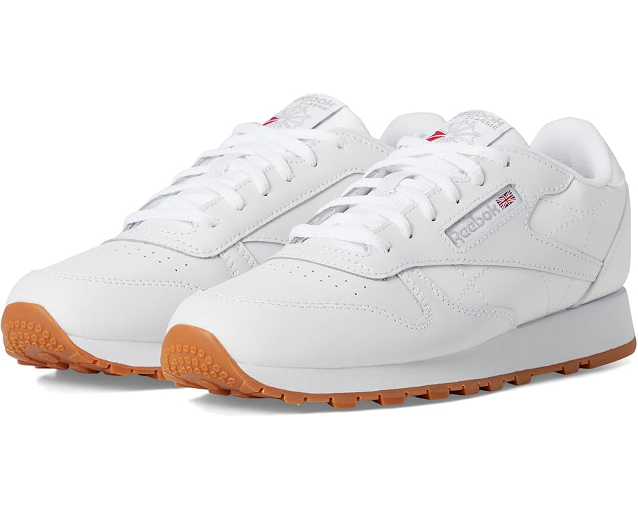 

Кроссовки Reebok Kids Classic Leather, цвет White/White/Gum