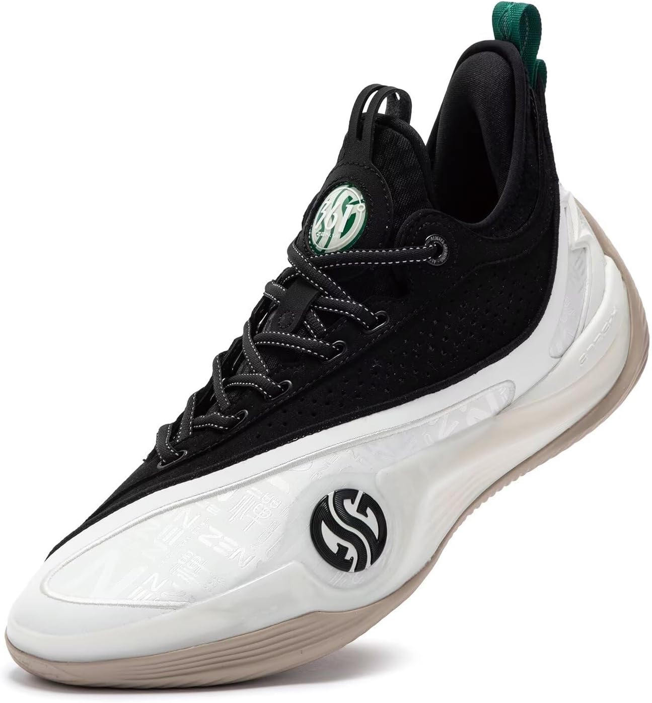 

Баскетбольные кроссовки 361 Aaron Gordon Zen VI для мужчин, дышащие кроссовки с амортизацией, противоскользящие тренировочные спортивные туфли для студентов, подростков и взрослых, Zen VI PRM 361°, 672431102-1 Zen Vi Prm Panda