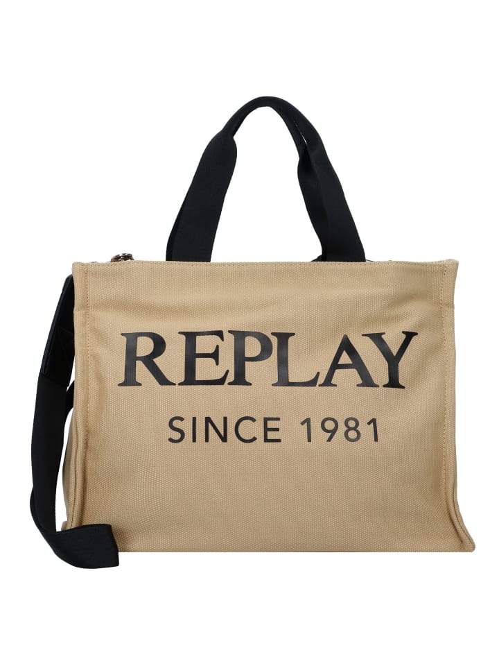 

Сумка шоппер Replay, бежевый