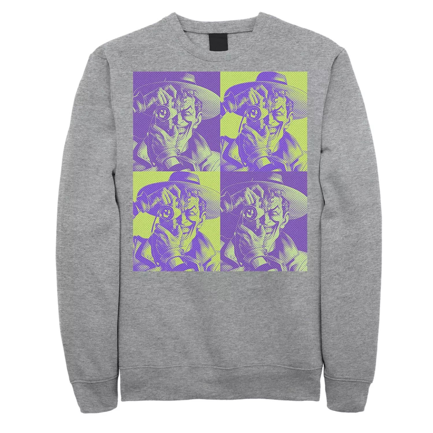 

Мужской свитшот DC Batman The Joker Halftone Popart DC Comics