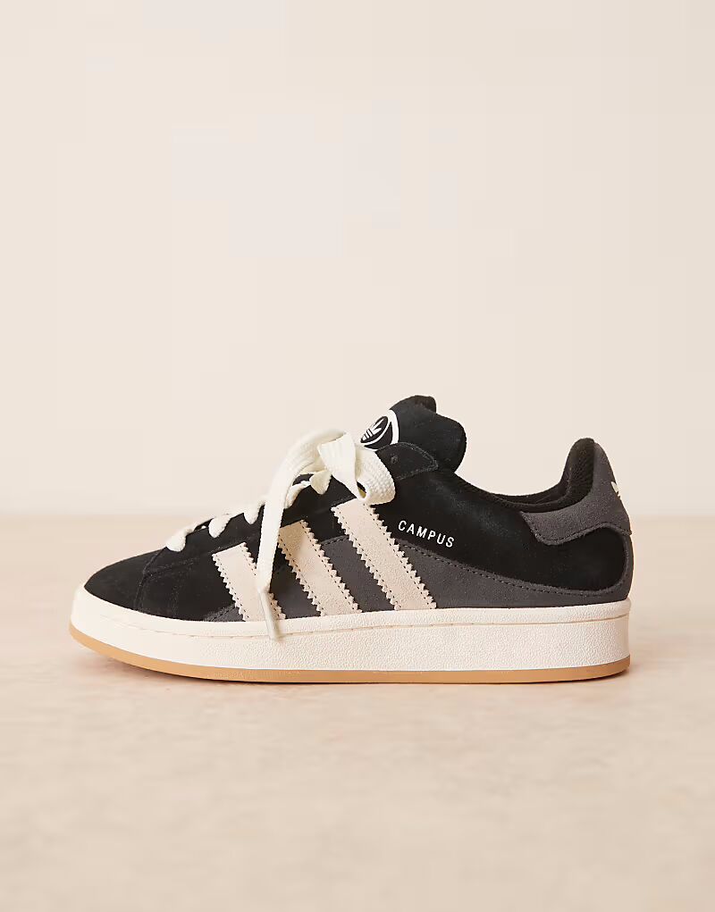 Кроссовки Adidas Originals Campus 00s в черном/белом/сером цветах — фото 2