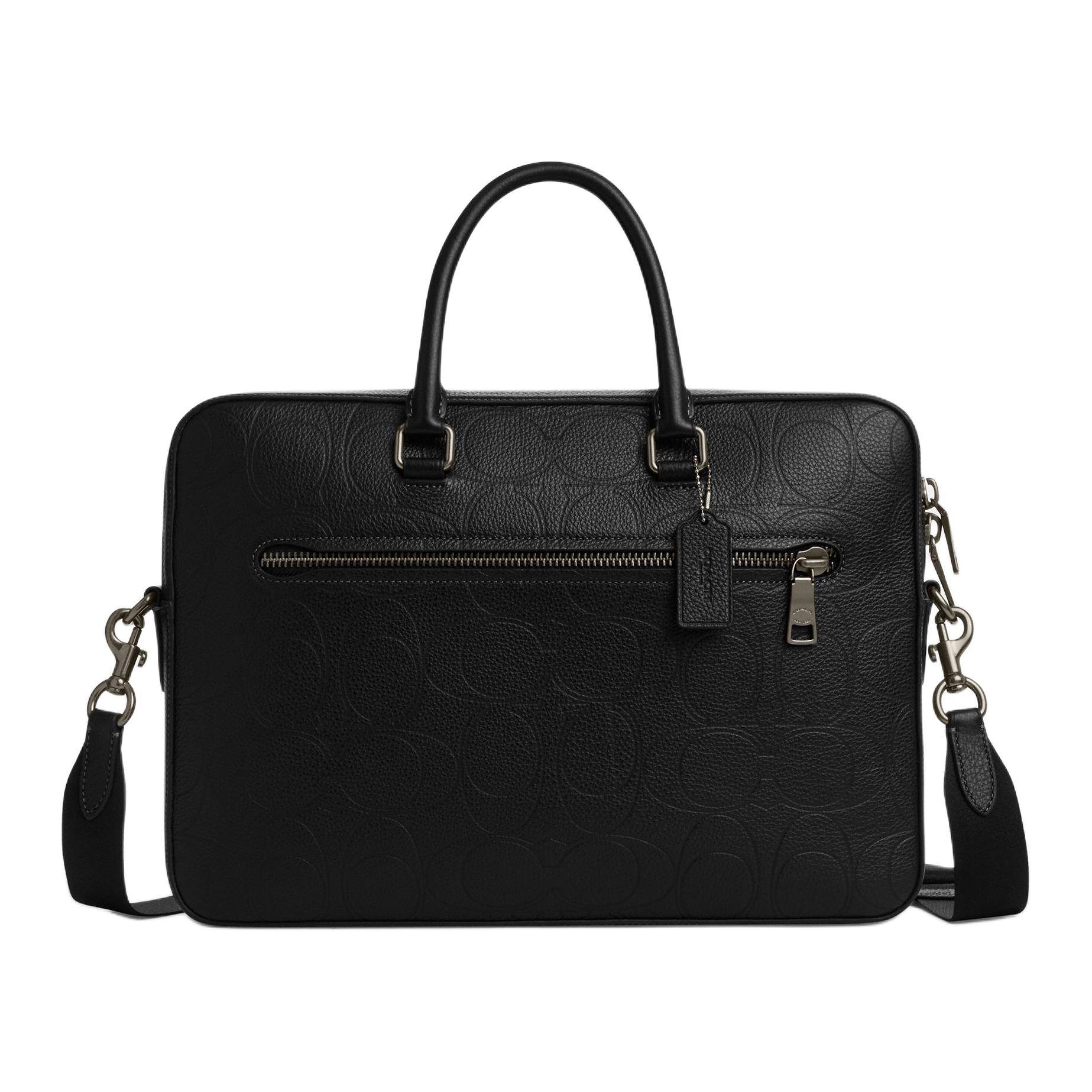 

COACH Этан кожаная одноплечевая сумка через плечо унисекс большая черная