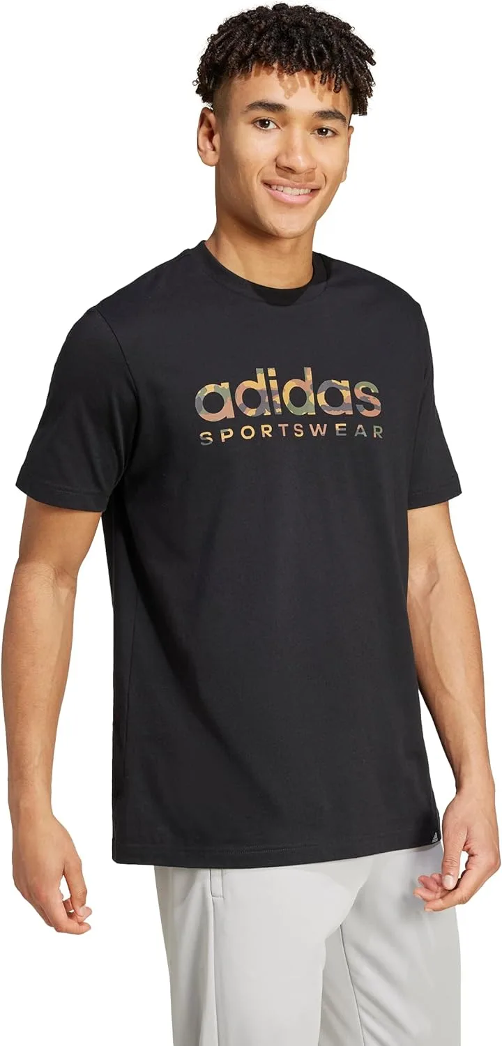 Футболка Adidas с камуфляжным принтом — фото 3