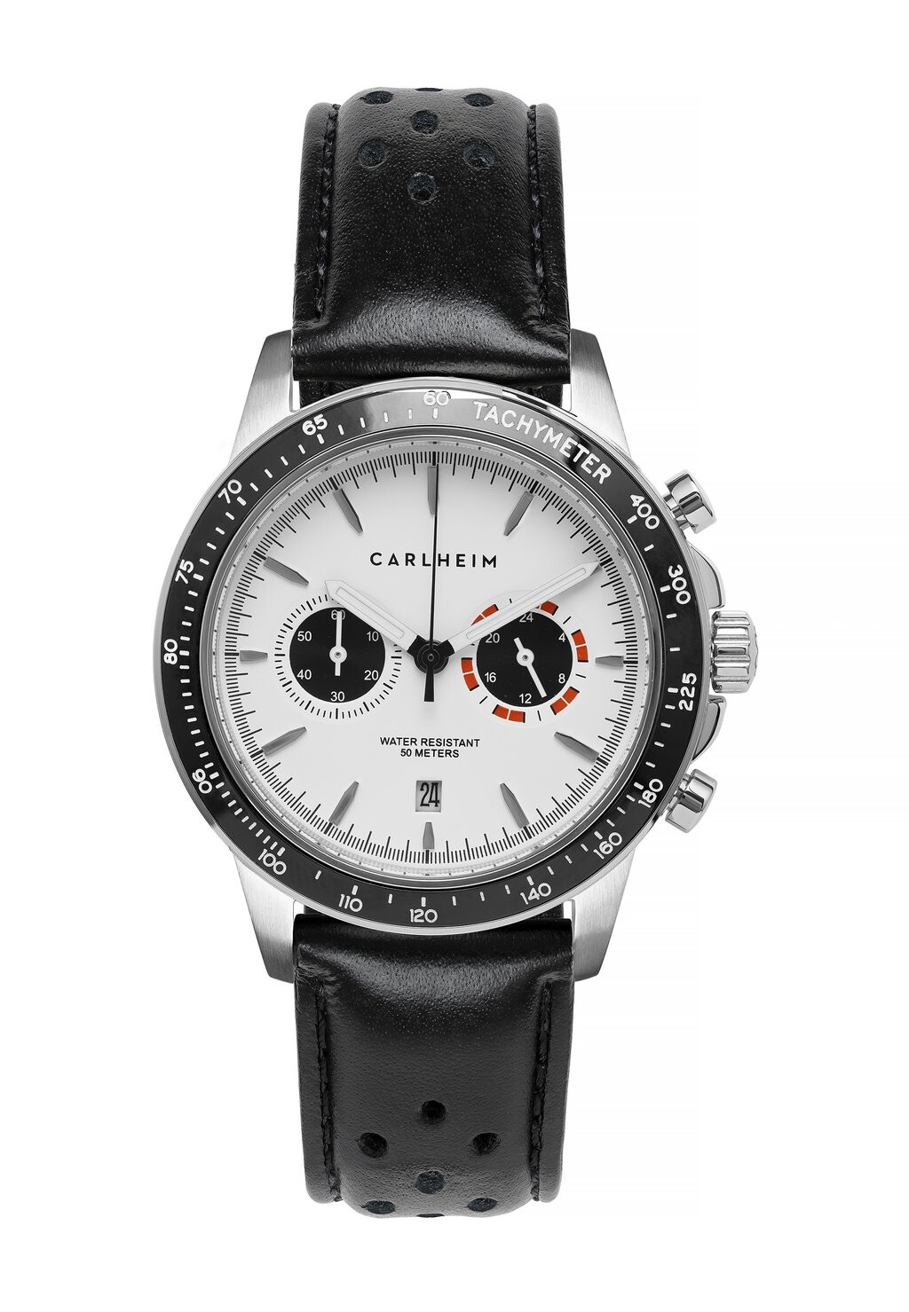 

Хронограф RACING AKSEL 40MM Carlheim, цвет silver white black