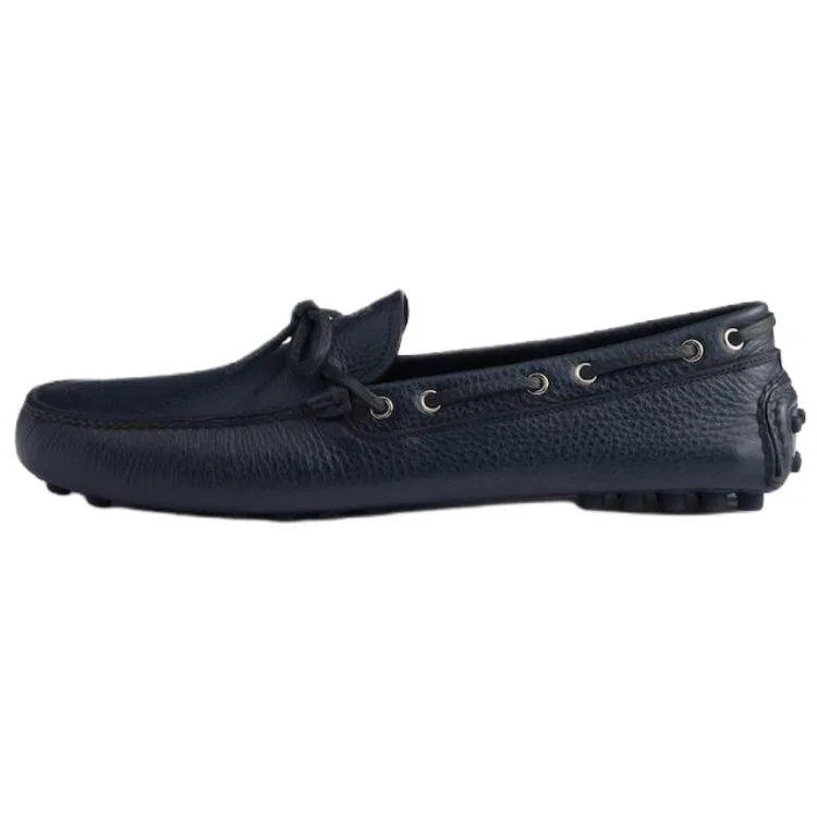 Лоферы Gommino синие Prada