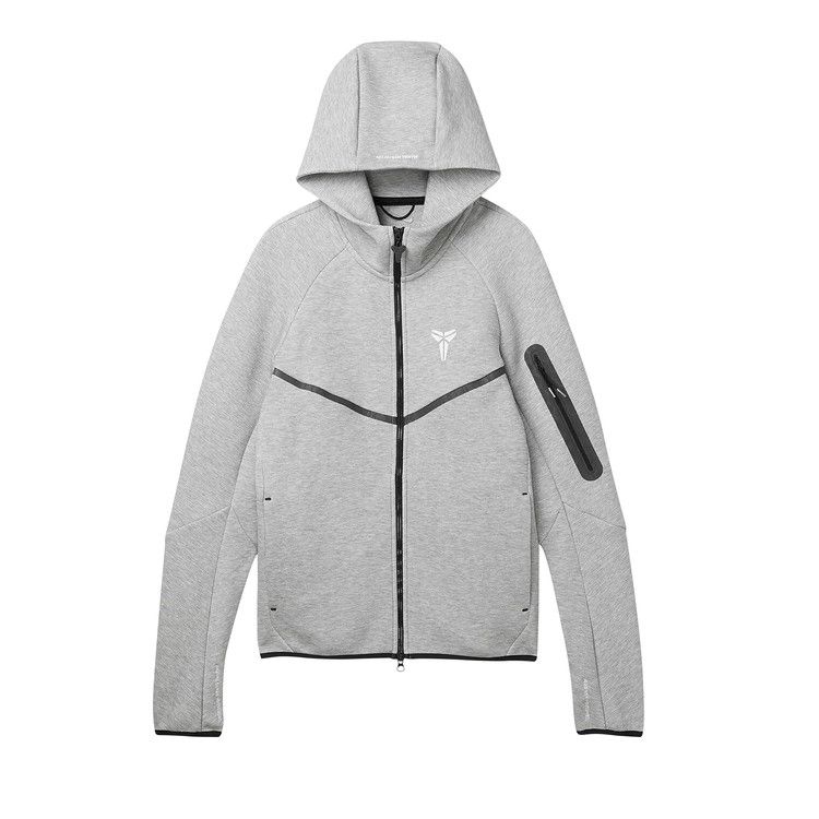 

Куртка Nike Kobe Tech Fleece Full-Zip Windrunner Jacket, Dark Grey Heather/White