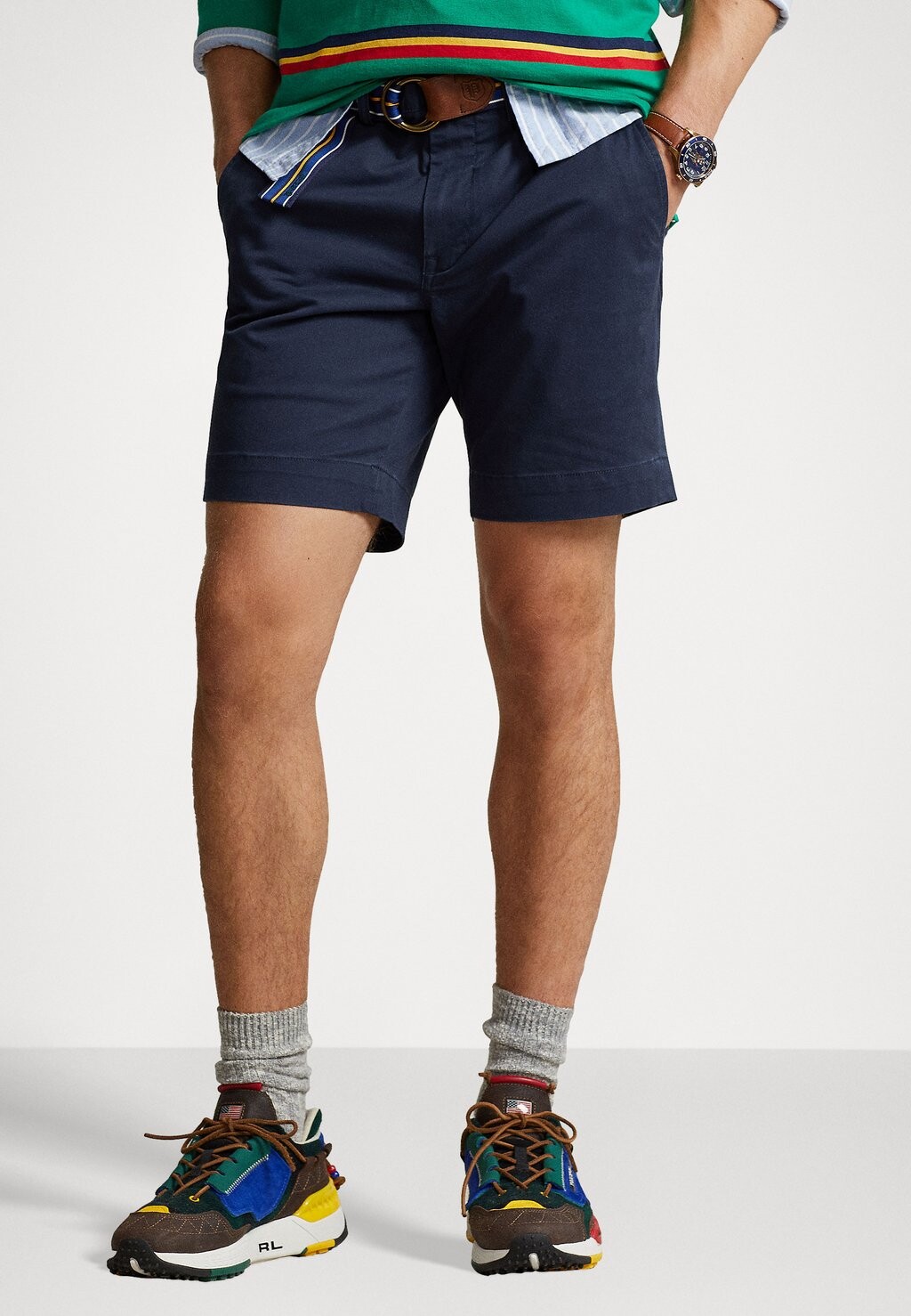 

Шорты Bedford Flat Polo Ralph Lauren, цвет nautical ink