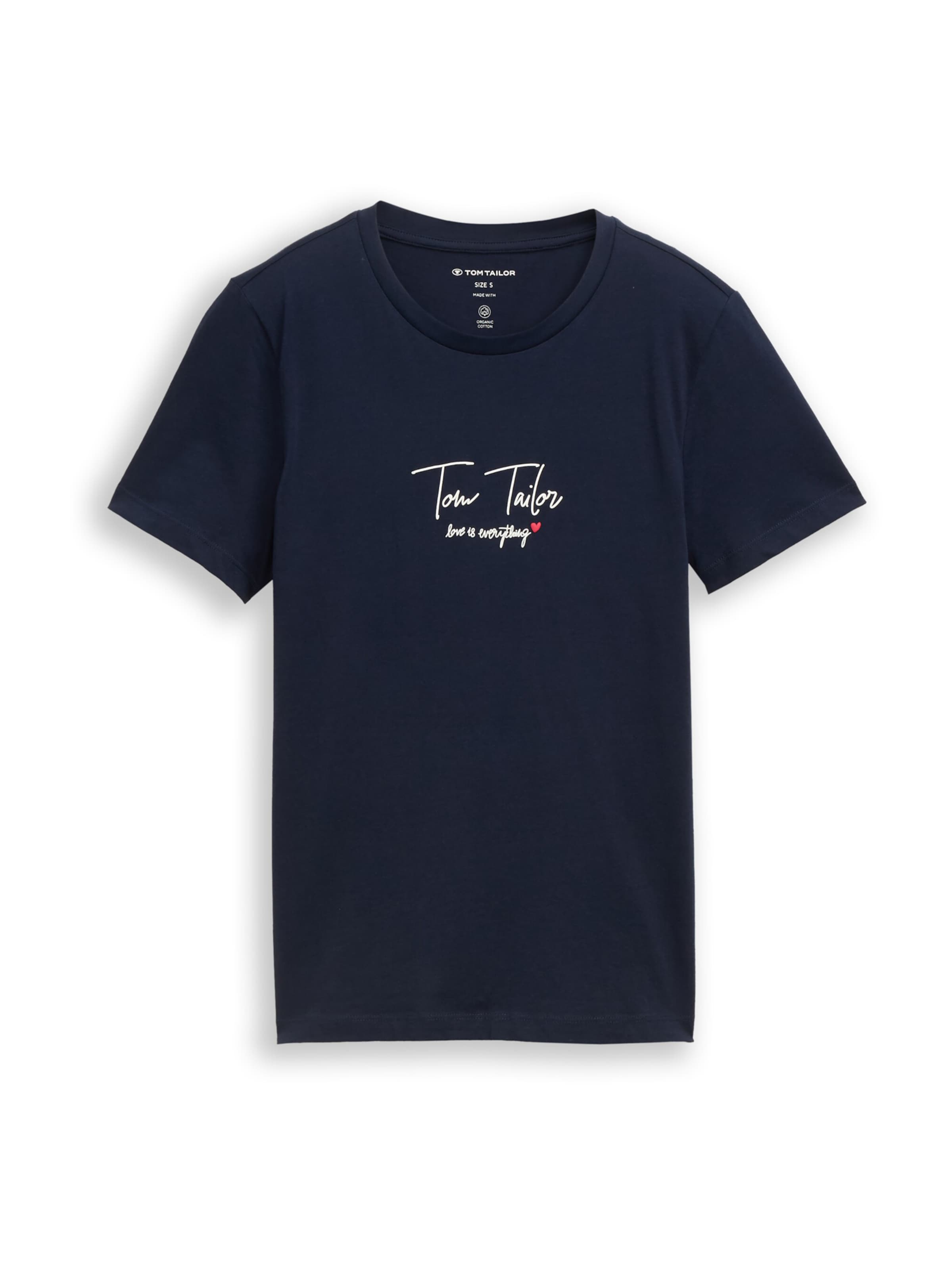 

TOM TAILOR Футболка в темно-синем цвете