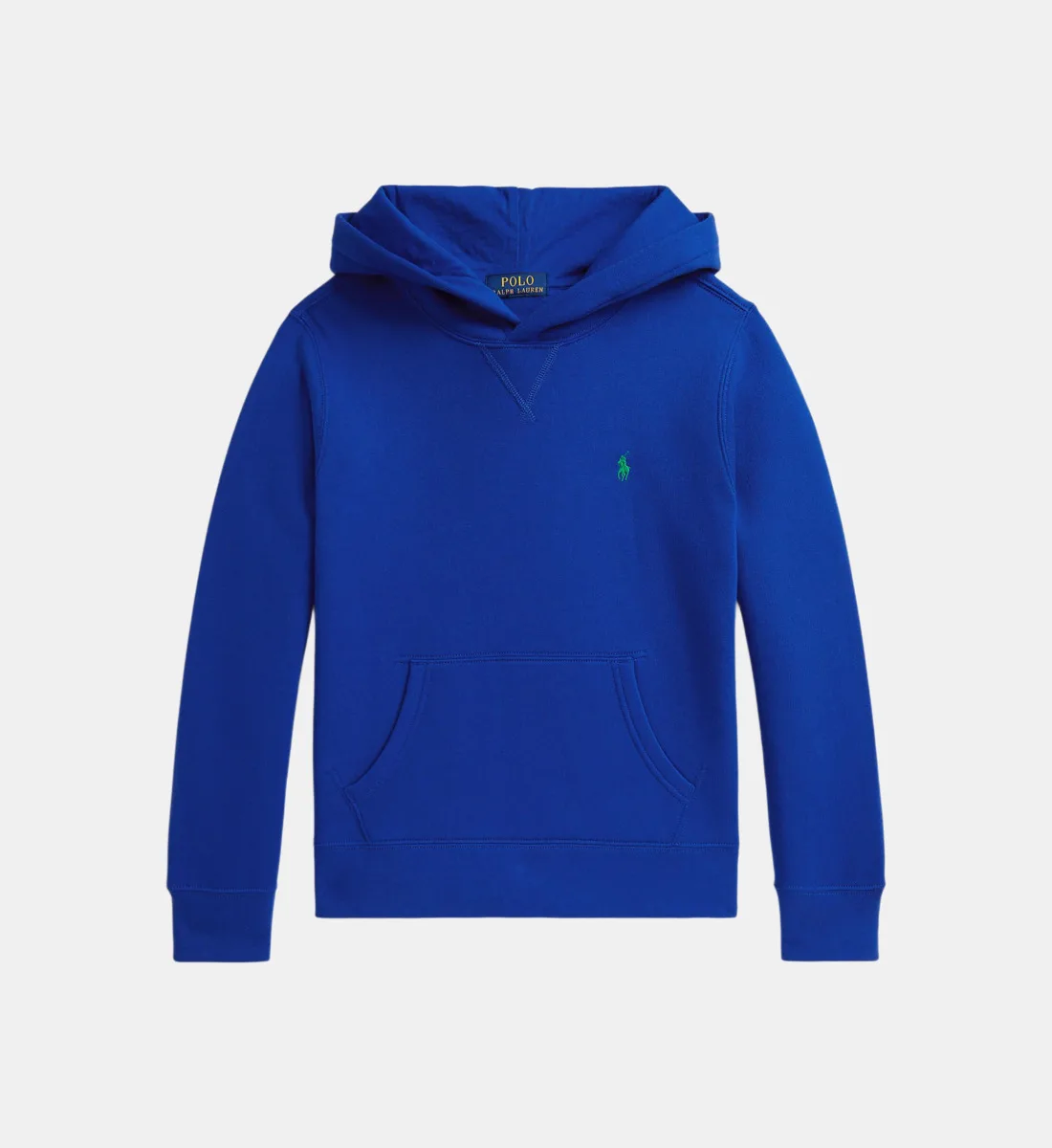 Худи с пони из хлопка POLO RALPH LAUREN, синий