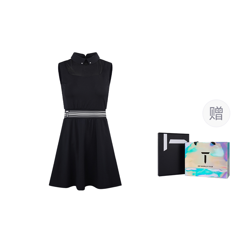 

Женское платье без рукавов EUROPEAN TOUR, черный