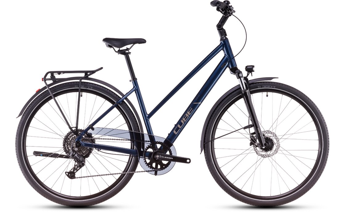 

Треккинговый велосипед Cube Touring ONE - 28 дюймов - Damen Sport - 2025, цвет Blau|deepsea´n´blackchrome