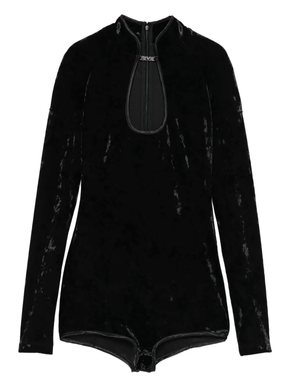 

Боди с длинными рукавами Versace Jeans Couture, черный