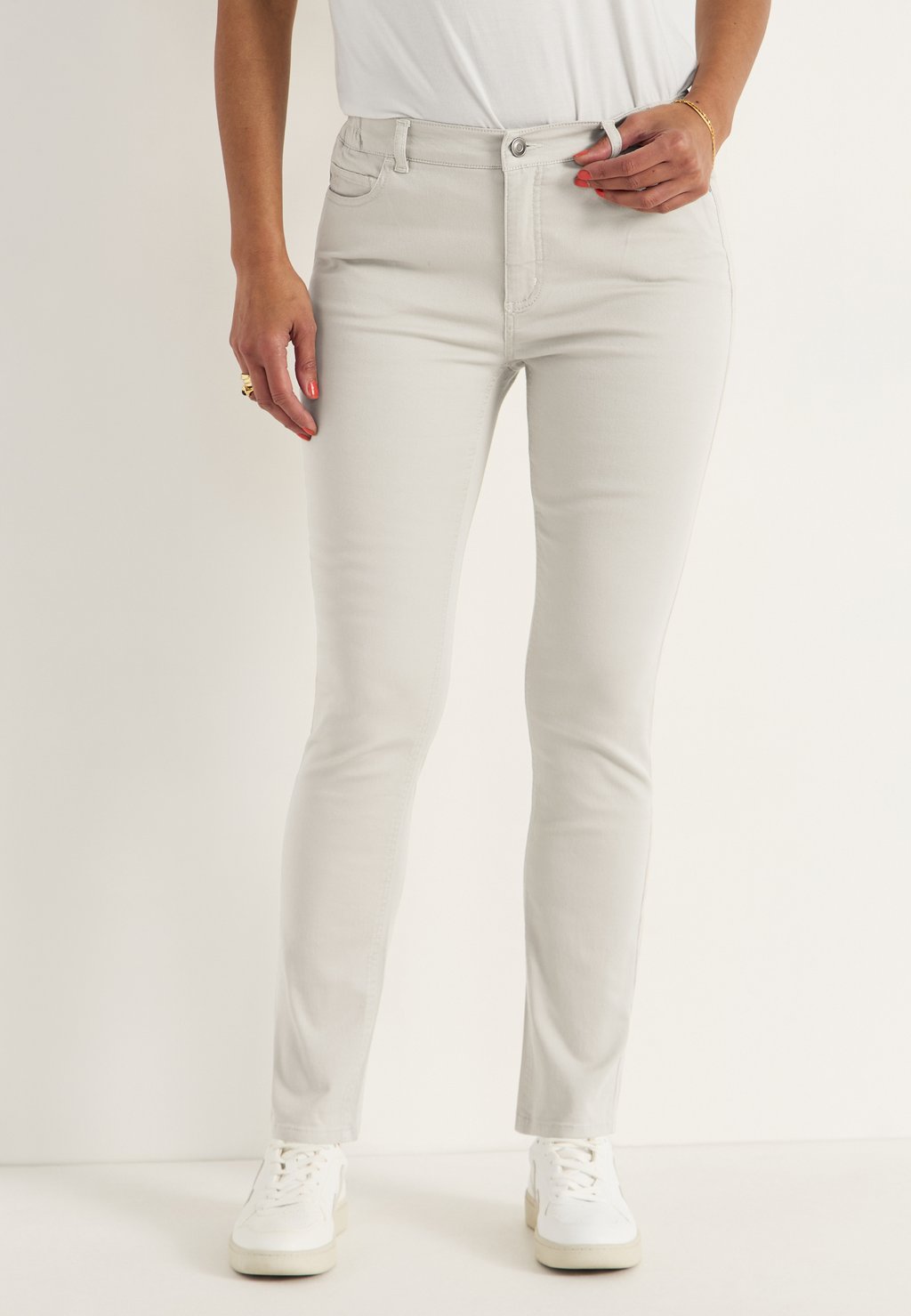 

Джинсы облегающего кроя WITH ELASTICIZED WAIST Cellbes of Sweden, бежевый