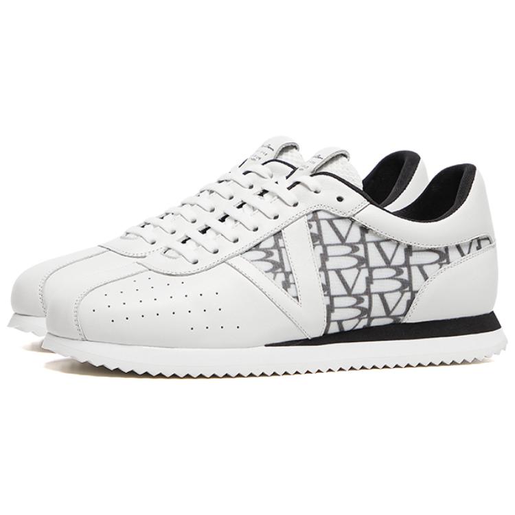 VICKI BROWN Мужские низкие кеды бело-черные, цвет White Black — фото 3