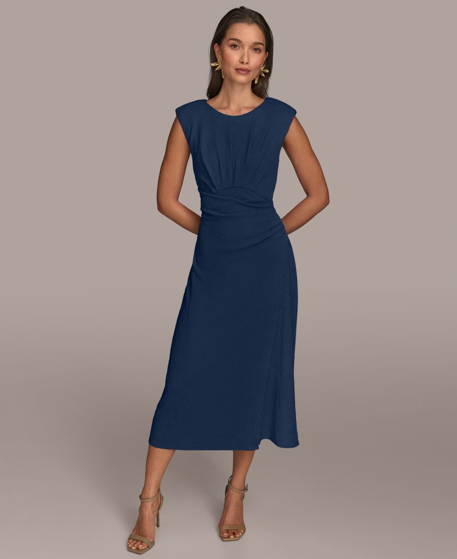 

Женское миди-платье с боковыми сборками Donna Karan New York, Nightfall