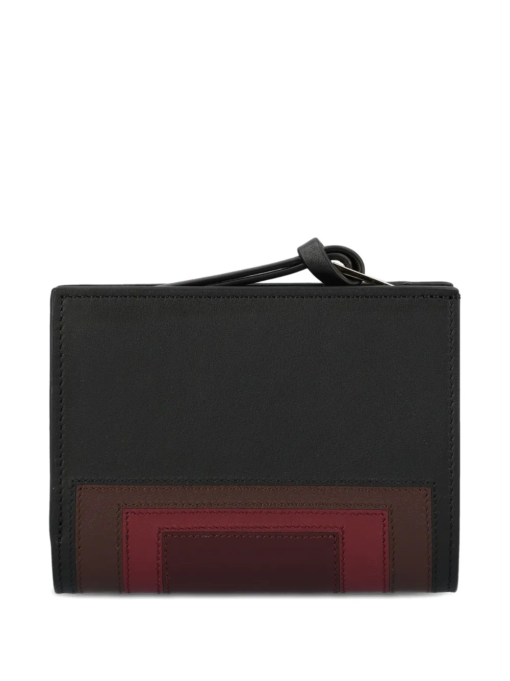 Кошелек из комбинированной кожи LOEWE, черный — фото 2