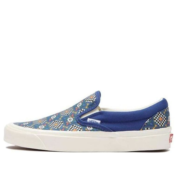 

Кроссовки anaheim factory classic slip-on 98 dx 'black green red' Vans, черный