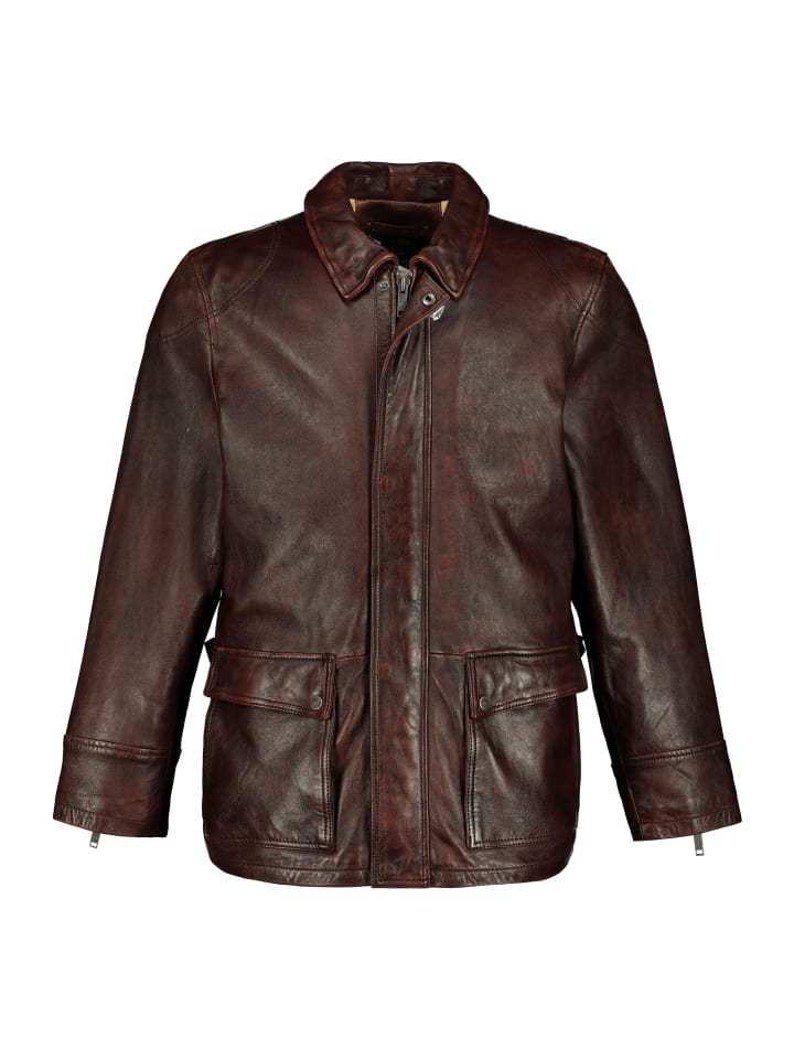 

Кожаная куртка JP1880 Lederjacke, цвет kastanienbraun