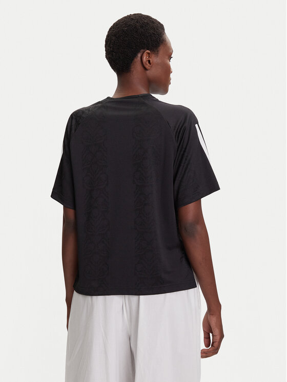 Футболка loose fit Tiro x Common Goal Jacquard JL9212 Adidas, чёрный — фото 3