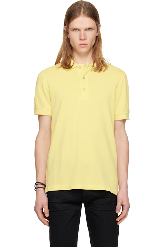 

Tom Ford Желтое пике-поло