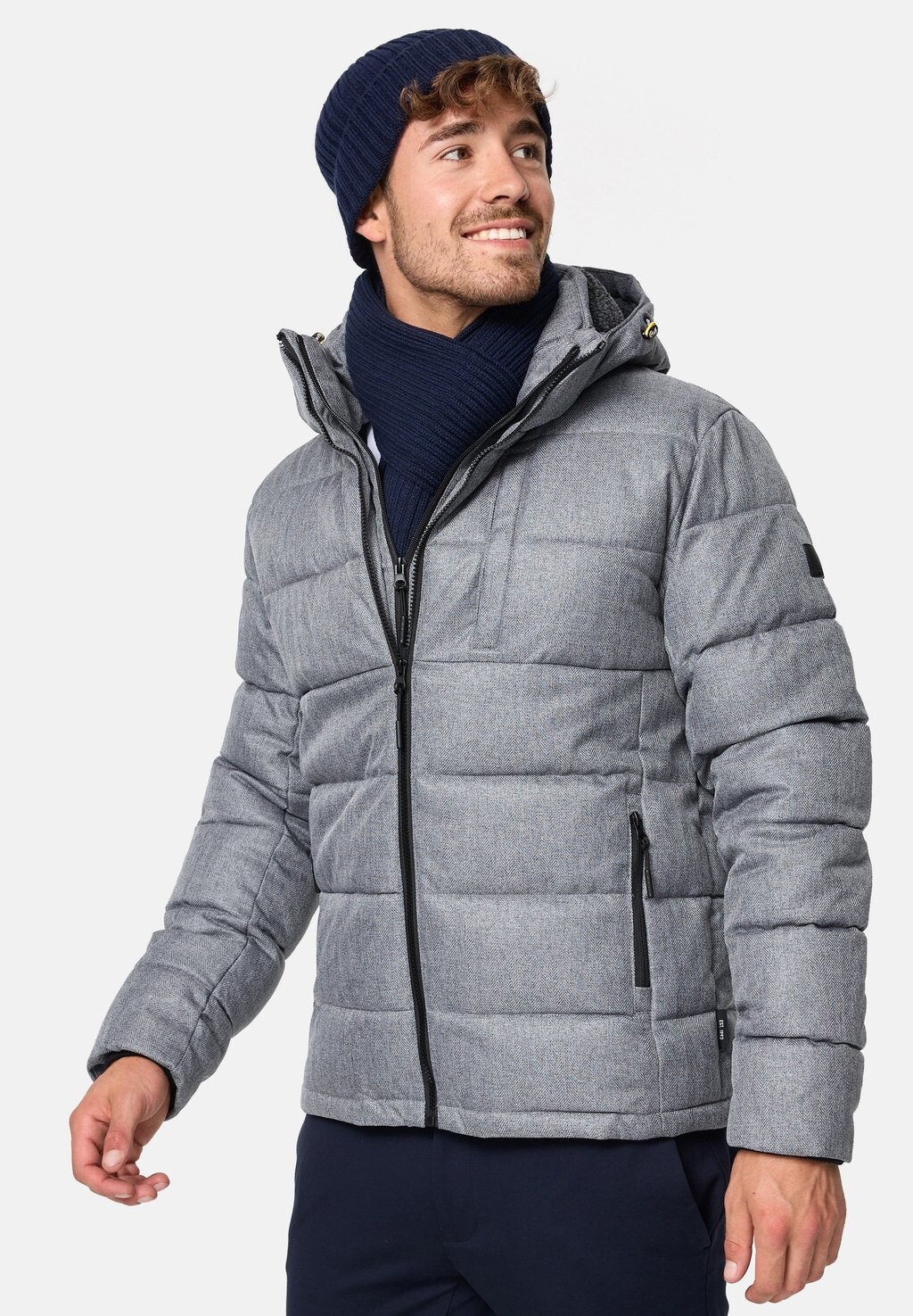 

Куртка зимняя HEBERT INDICODE JEANS, цвет grey mix