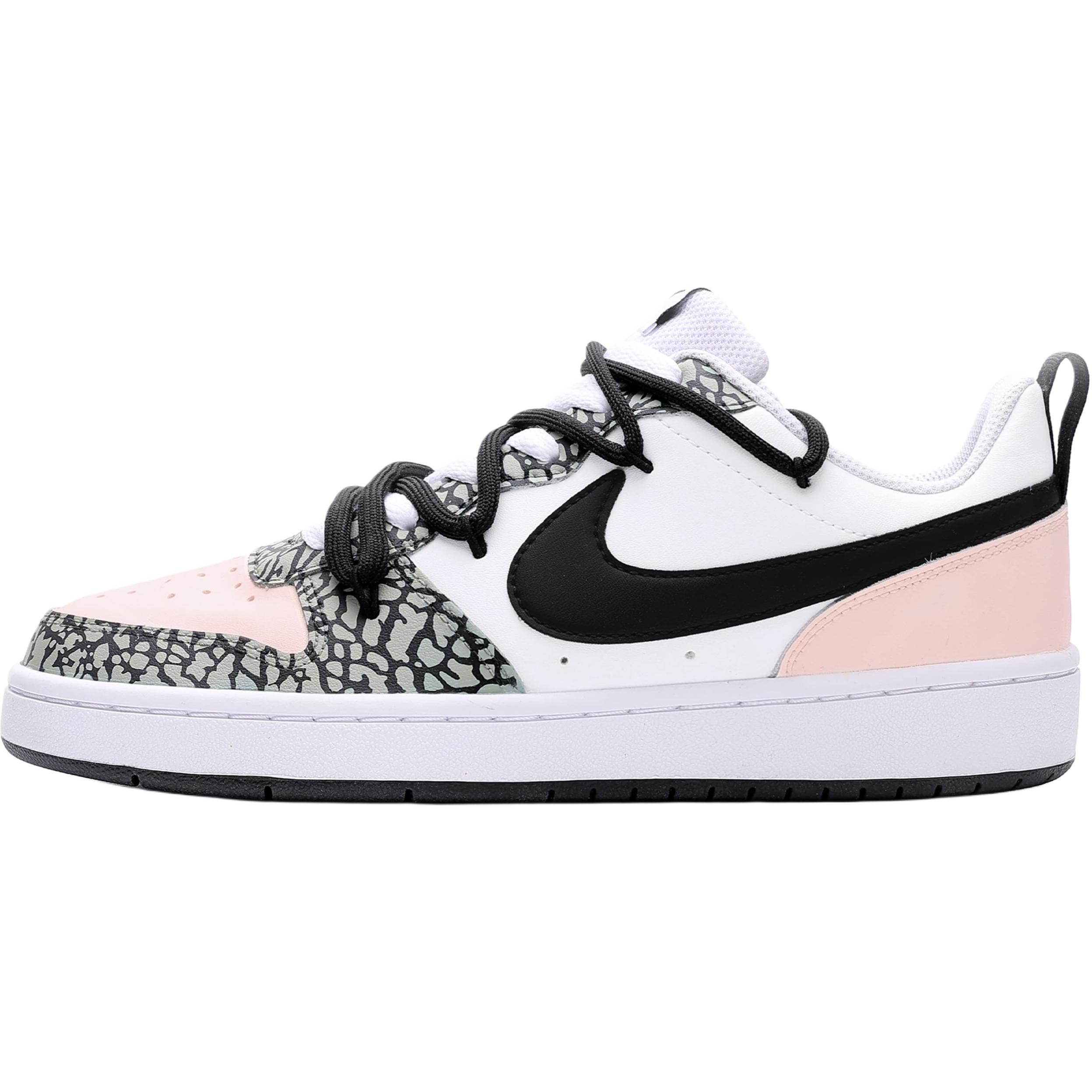 

Низкие детские кроссовки для скейтбординга Court Borough для подростков Nike, черный/розовый