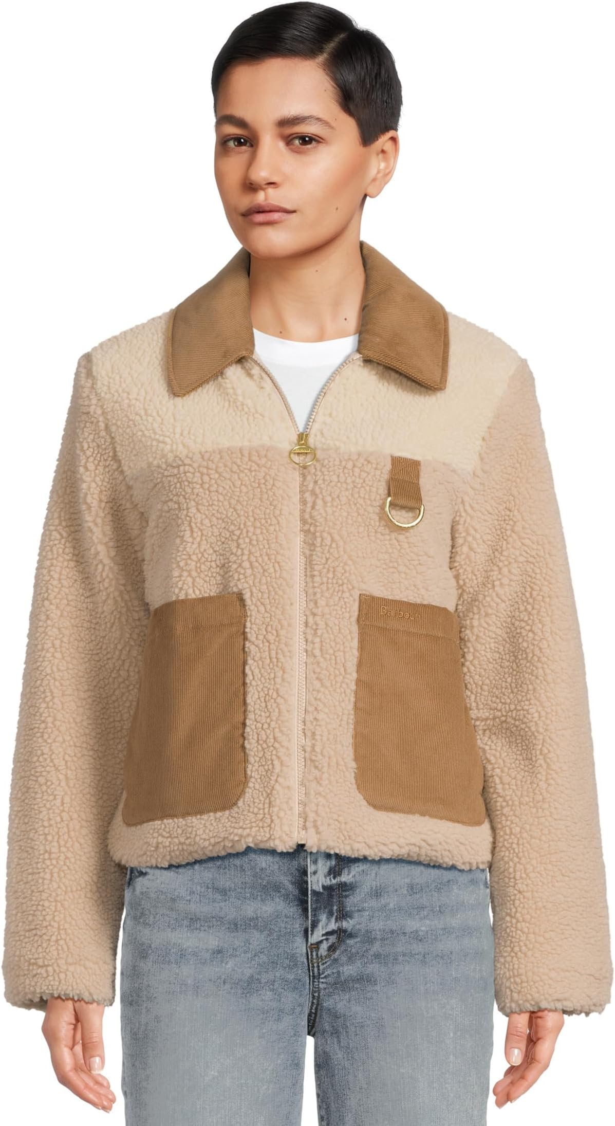 

Женская флисовая куртка Malena Barbour, Natural/Ecru