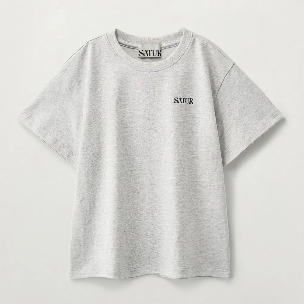 Детский комплект из трёх базовых футболок с коротким рукавом Satur Kids — фото 3