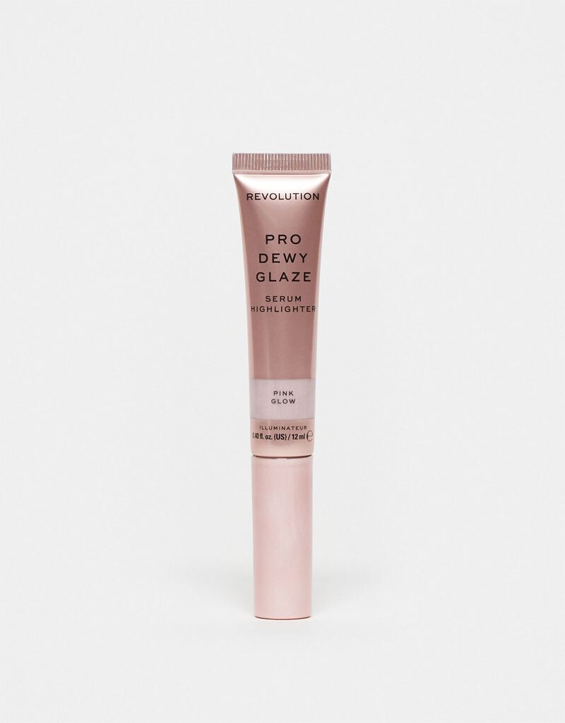 

Палочка-хайлайтер с сывороткой Revolution Dewy Glaze — розовое сияние, Pink Glow