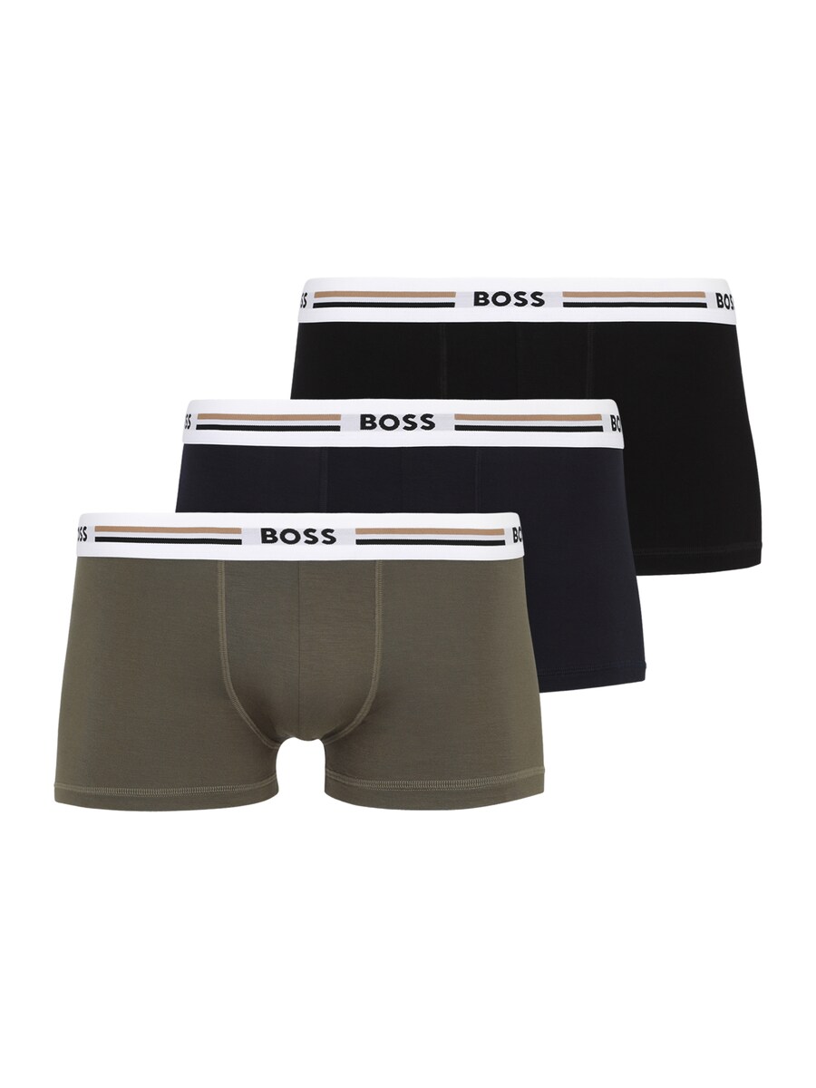 

Боксеры BOSS, цвет Navy/Green/Black