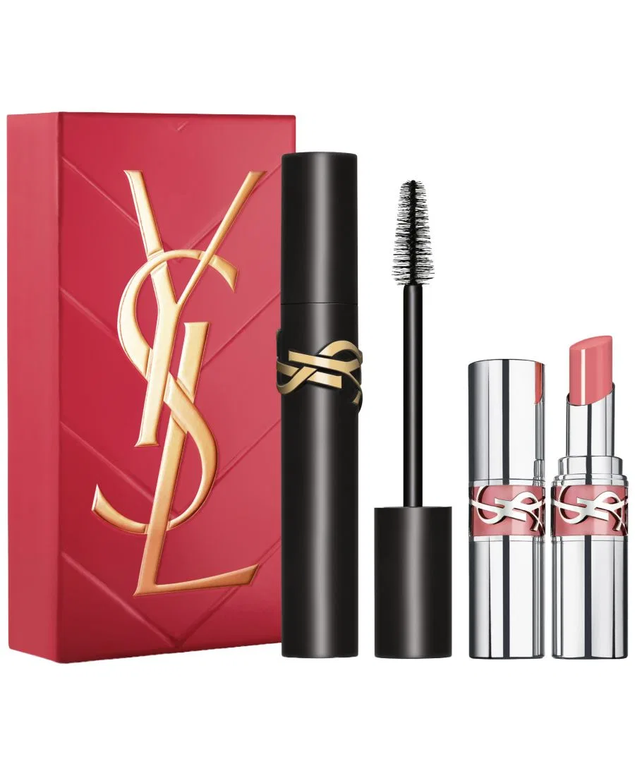 Подарочный набор из 2 предметов: тушь для ресниц Lash Clash и помада Loveshine Yves Saint Laurent