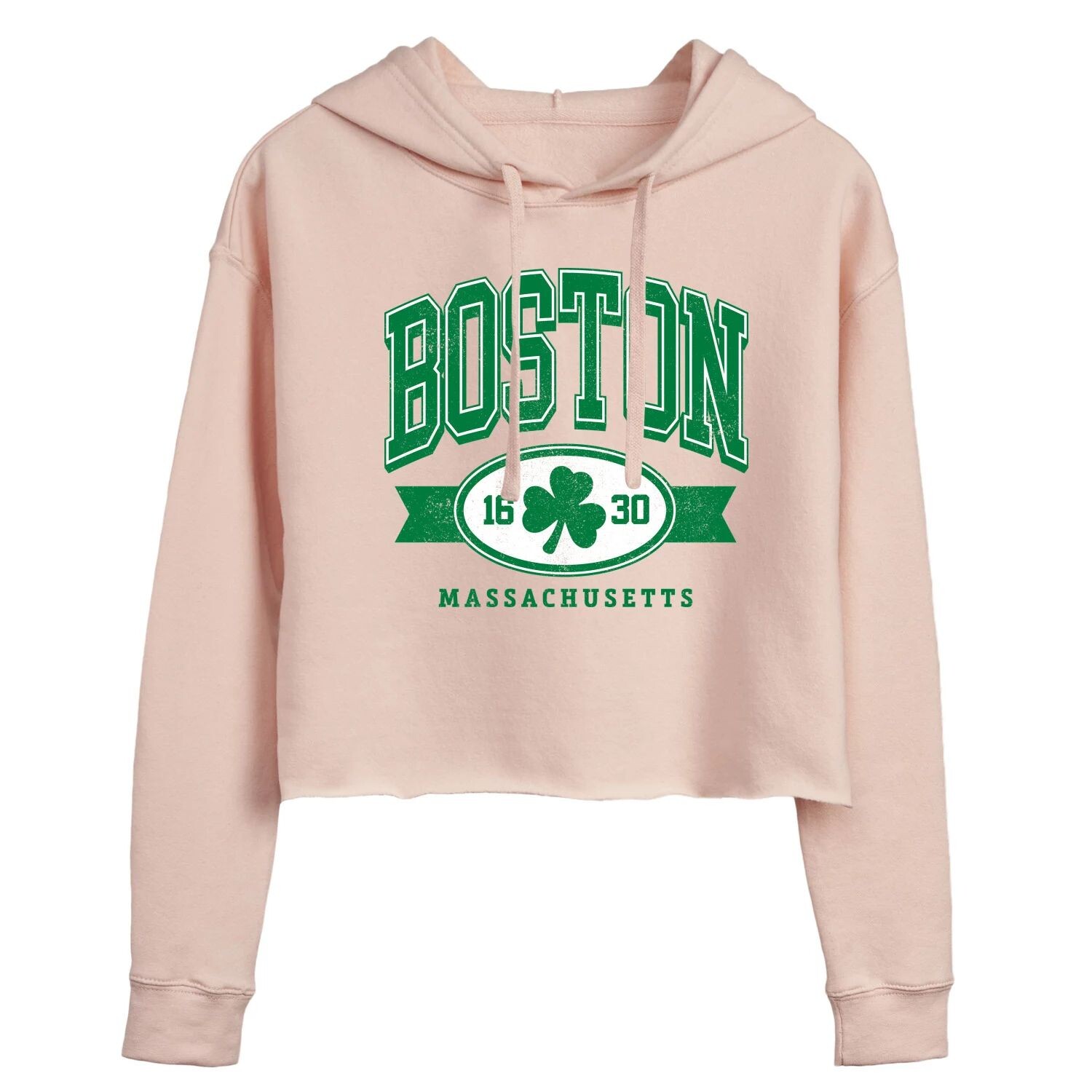 

Укороченная худи с рисунком Boston Clover для юниоров в честь Дня Святого Патрика Licensed Character, розовый, Серый, Укороченная худи с рисунком Boston Clover для юниоров в честь Дня Святого Патрика Licensed Character, розовый