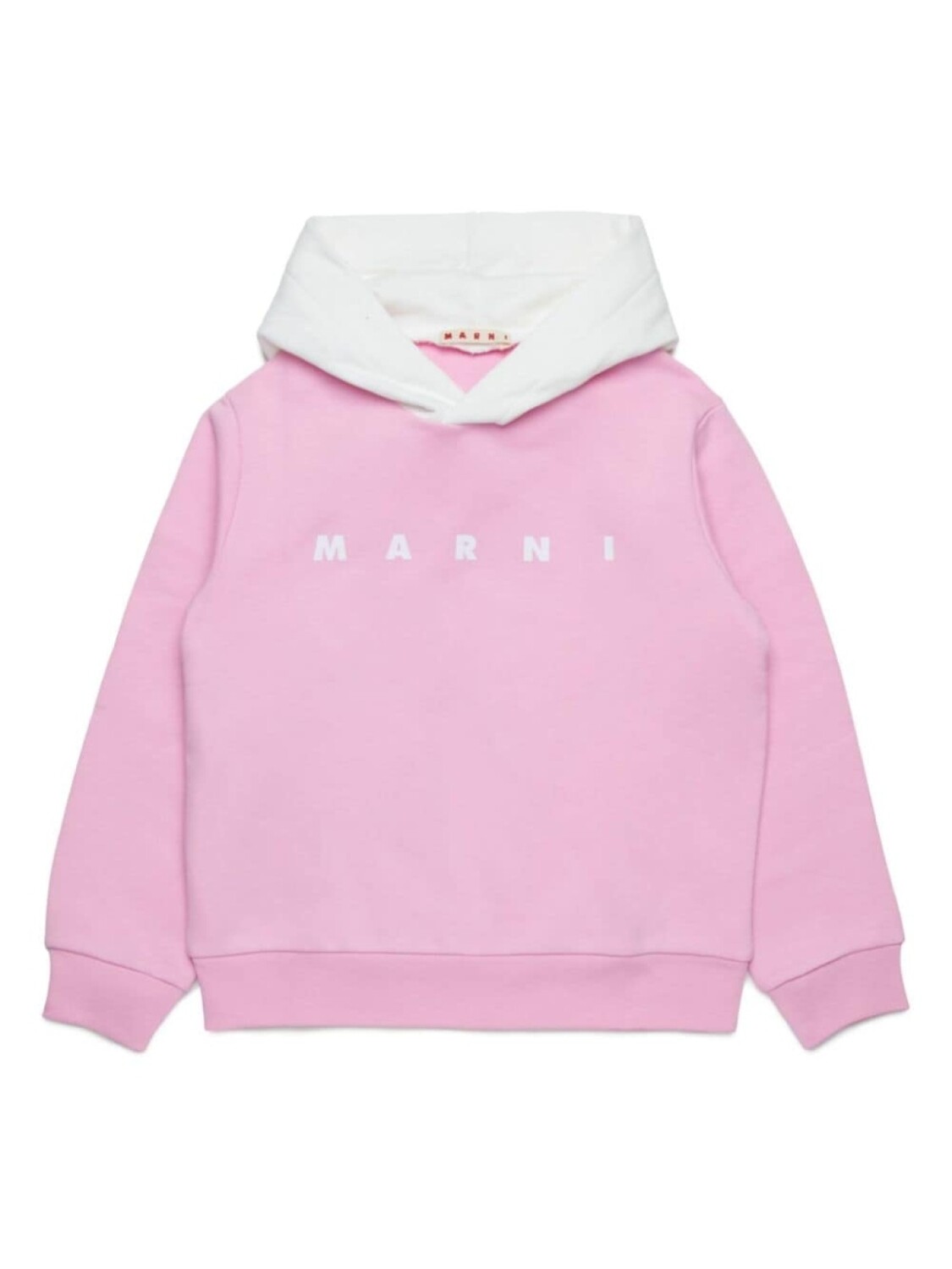 

Marni Kids хлопковая толстовка с логотипом, розовый