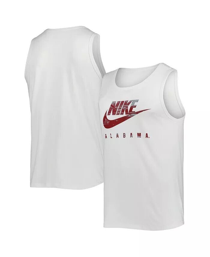 

Мужская белая майка Alabama Crimson Tide Spring Break Futura Performance Nike