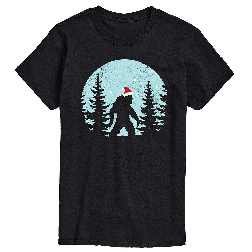 

Футболка Big & Tall Sasquatch с зимним сюжетом License, черный