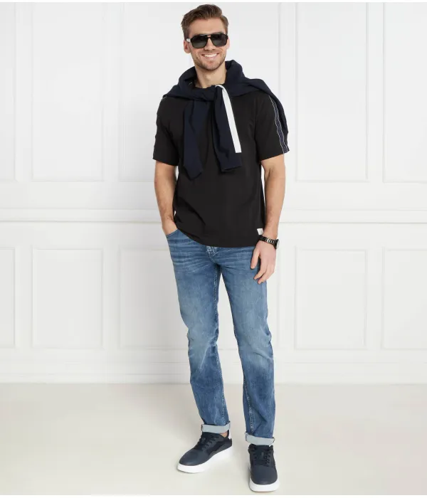 Футболка с логотипом из SS Regular fit Tommy Hilfiger, черный — фото 2