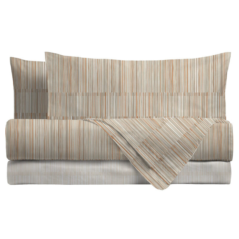 

Комплект для двуспальной кровати Maestro хлопка плотностью 144 нити с принтом «Anthony Orange» Amo Lacasa, мультиколор