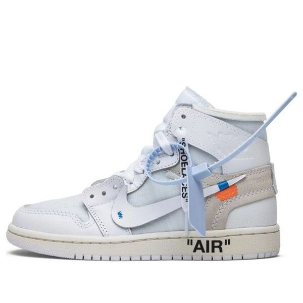 

Кроссовки 1 x Off White Retro High OG Air Jordan, белый