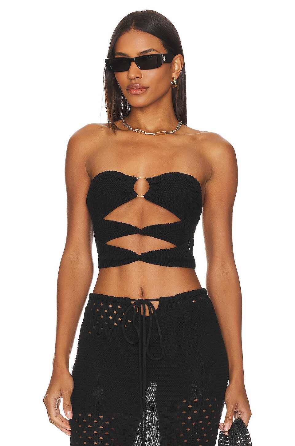 

Топ SNDYS X Revolve Whitehaven, черный