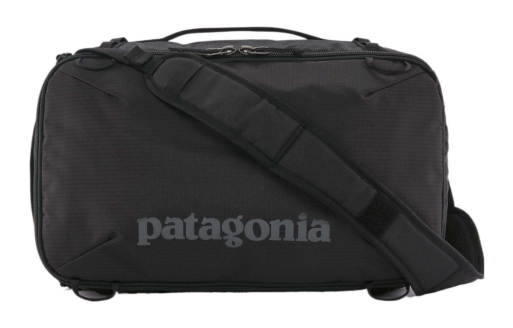 

Patagonia Переработанный полиэстеровый дорожный рюкзак мини унисекс черный, Black