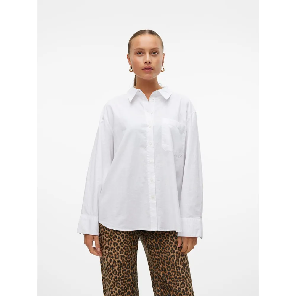 

Рубашка Vero Moda Ida Oxford, белый
