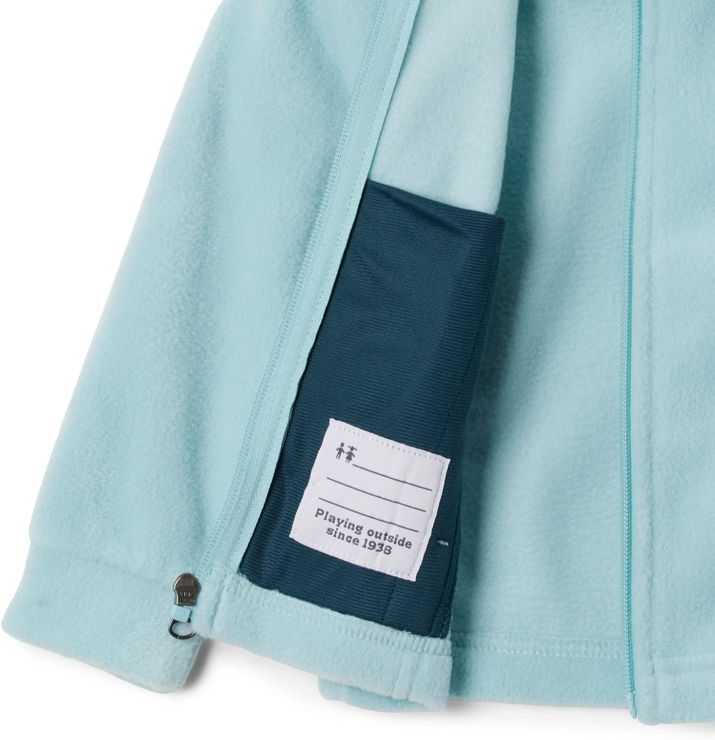 Флисовая куртка Columbia Unisex-Baby Benton Springs, Aqua Haze — фото 3