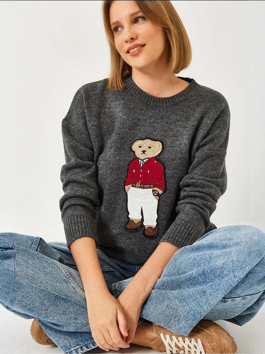 

Свитер Bianco Lucci, темно-серый