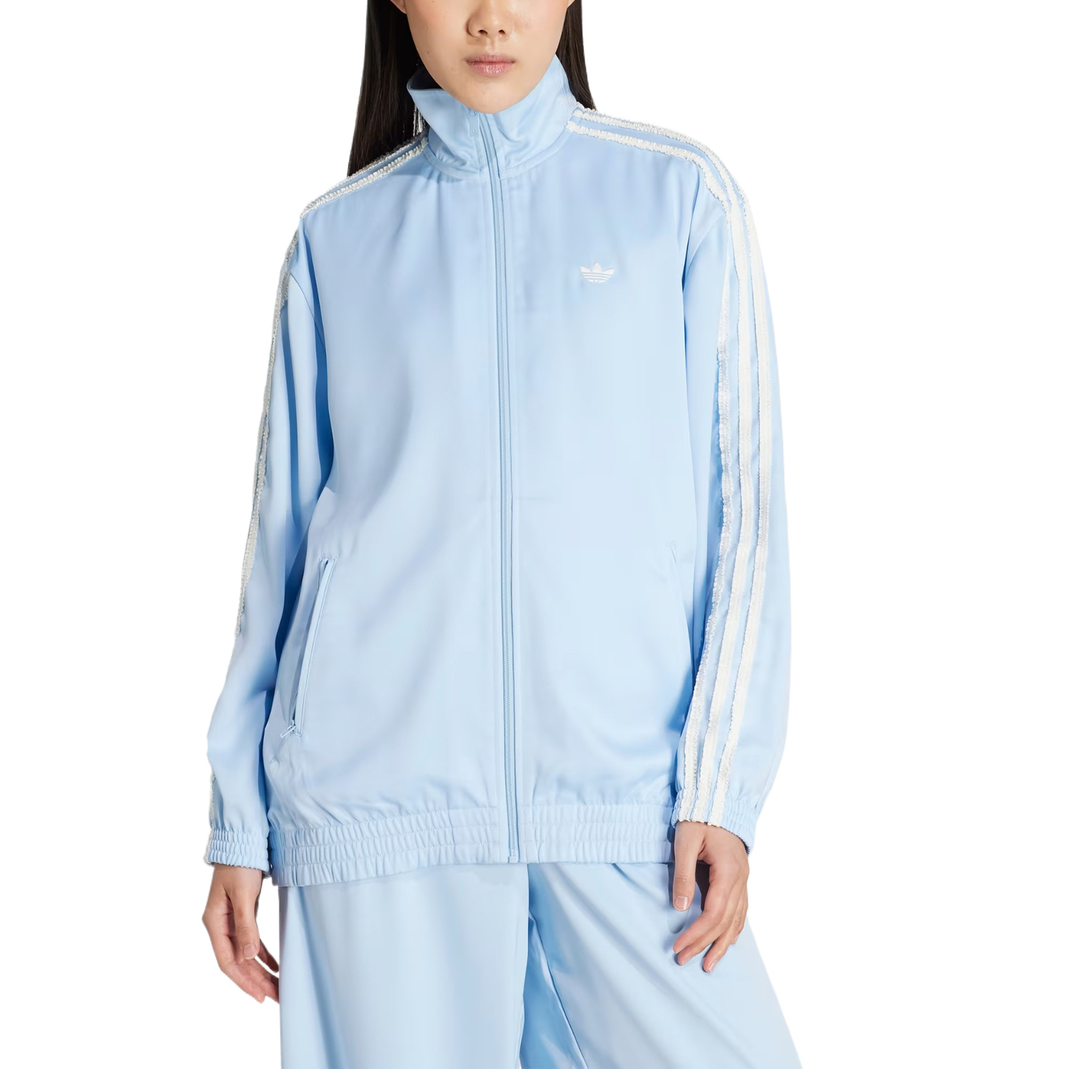 Adidas Originals Обрезанный спортивный пиджак Adidas, Sapphire Blue — фото 2