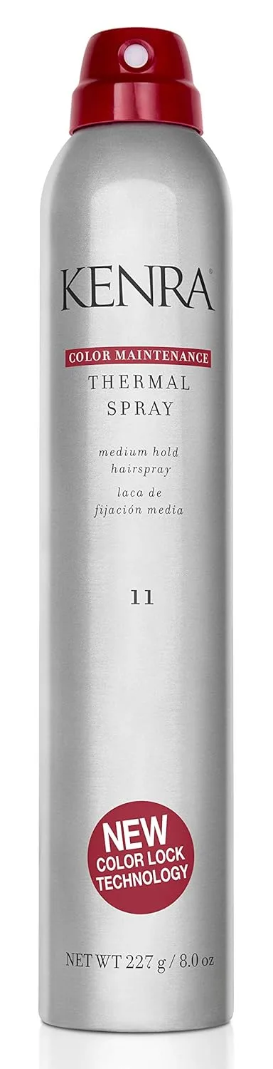 Kenra Color Maintenance Thermal Spray 11, термозащитный спрей для окрашенных волос, средняя фиксация, для всех типов волос 226.80 г (1 шт.)